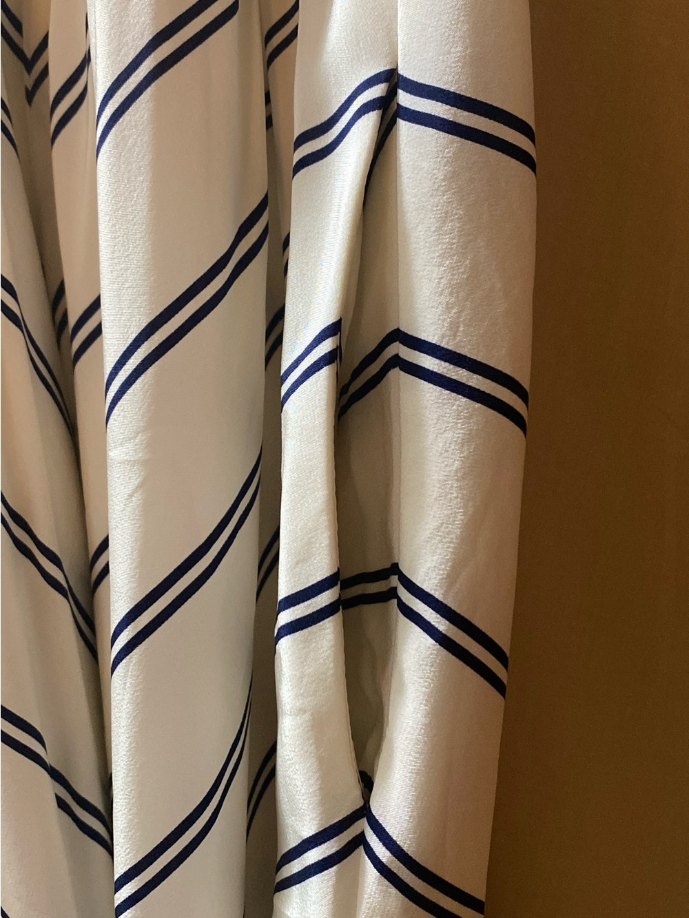 Club Monaco White and Navy Striped Halter Midi Dress - Picture 16 of 16